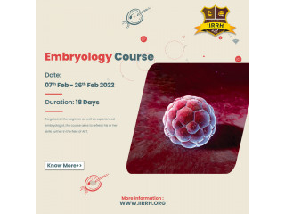 Know about the best training for Embryology – IIRRH.
