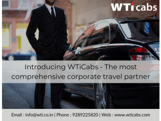 Introducing Wticabs - The Most Comprehensive Corporate Travel Partner!